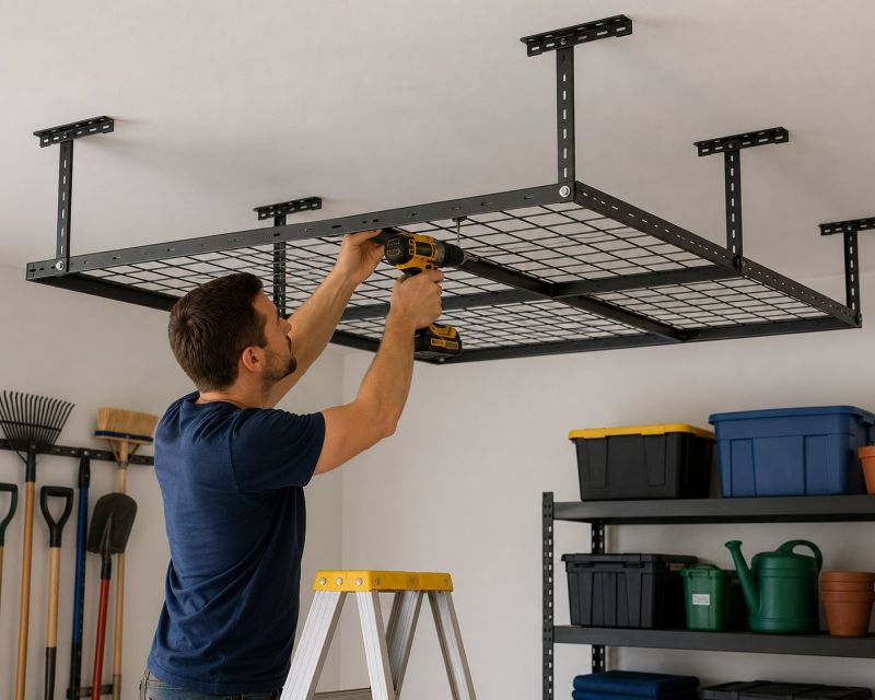 Ceiling Rack Installation in Bethesda, MD