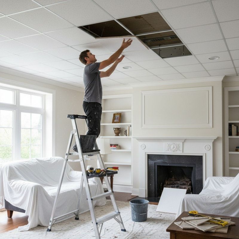 Ceiling Trim Repair