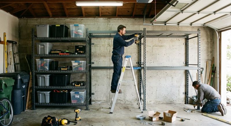Garage Tool Rack Installation in Charlotte, NC