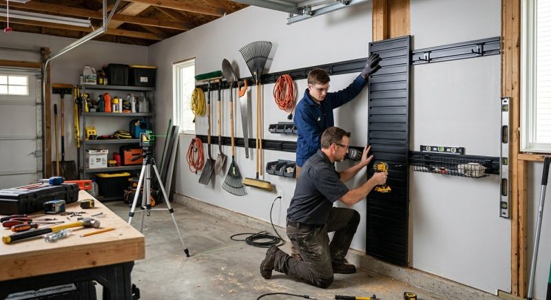 Garage Tool Rack Installation in Leesburg, VA