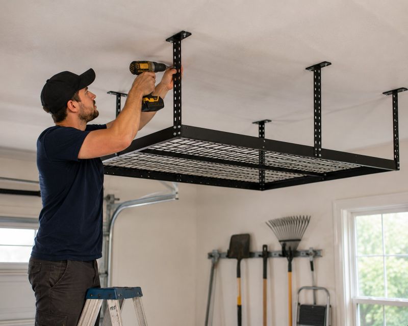 Garage Tool Rack Installation in Loudoun County, VA